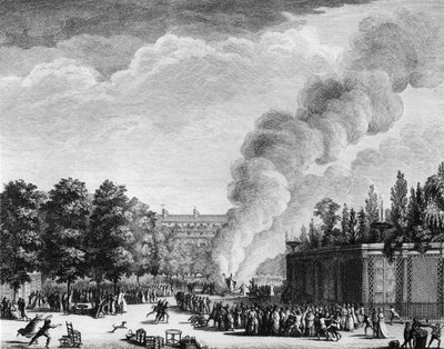 Revolución francesa, anticlericalismo: El modelo del Papa Pío VI (Giannangelo, Conde Braschi elegido como Pío VI) de Jean Louis II (after) Prieur
