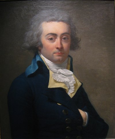 Retrato de Marie-Jean Hérault de Séchelles de Jean Louis Laneuville