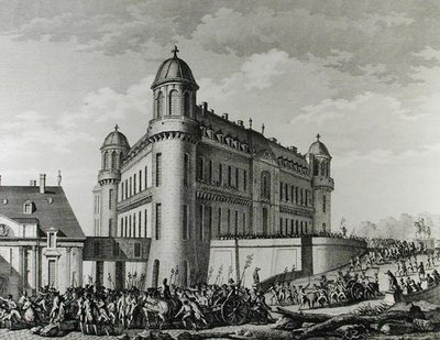 Cañones llevados de Chantilly a París, 9 de agosto de 1789 de Jean Louis Prieur