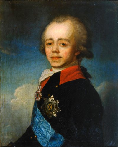 Gran Duque Pavel Petrovich de Rusia, finales del siglo XVIII de Jean Louis Voille