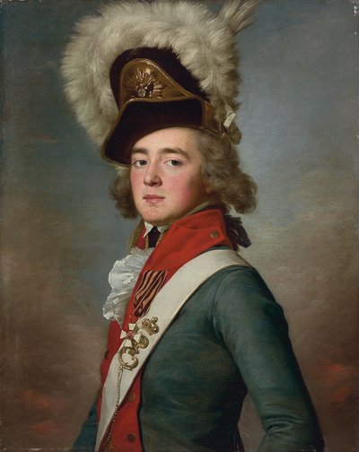 Retrato del brigadier Valerian Aleksandrovich Zubov de Jean Louis Voille