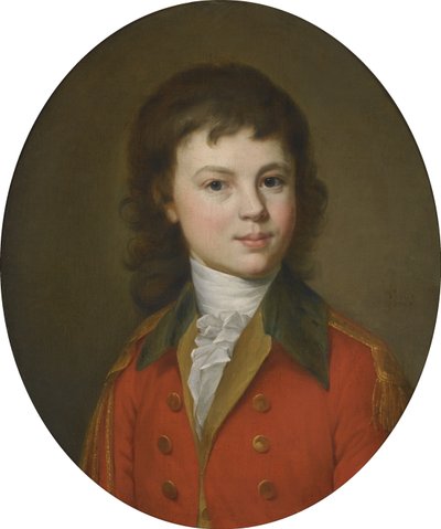 Retrato del Conde Pavel Alexandrovich Stroganov 1774-1817, a los 15 años de Jean Louis Voille