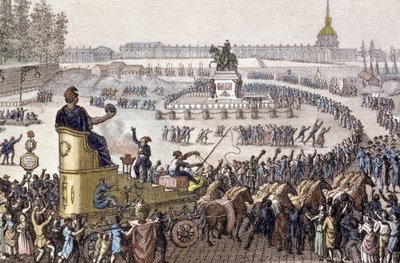 1ª Fiesta de la Libertad en París el 15 de abril de Jean Louis the Younger Prieur