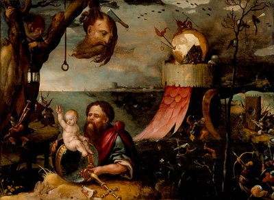 San Cristóbal y el niño Jesús de Jean Mandyn