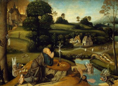 Tentación de San Antonio de Jean Mandyn