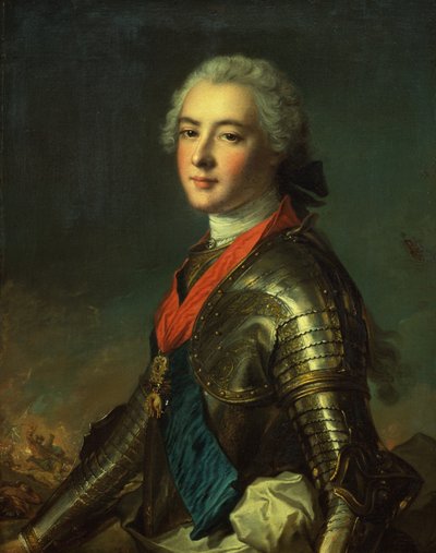 Retrato de Louis Jean Marie de Bourbon, duque de Penthievre (óleo sobre lienzo) de Jean Marc (studio of) Nattier