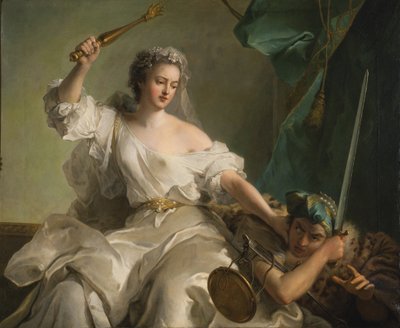 Alegoría de la Justicia Combatiendo la Injusticia de Jean Marc Nattier