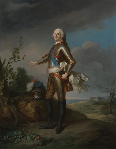 Armand de Vignerot du Plessis 1696-1788, Duque de Richelieu, Mariscal de Francia de Jean Marc Nattier