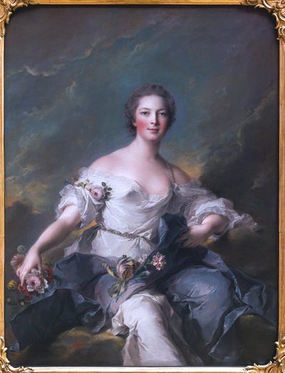 Alemán: Die Marquise de Baglion als Flora Marquioness of Baglion as Flora de Jean-Marc Nattier