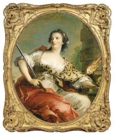 La Fuerza, una personificación de la Fortaleza de Jean Marc Nattier