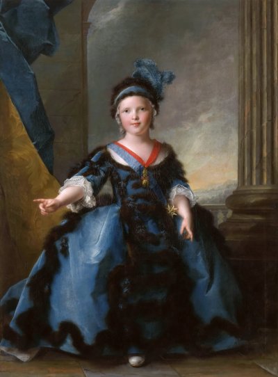 Luis José Javier, Duque de Borgoña 1751-1761 de Jean Marc Nattier
