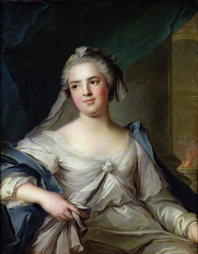 Madame Henriette como una virgen vestal, 1751 de Jean Marc Nattier