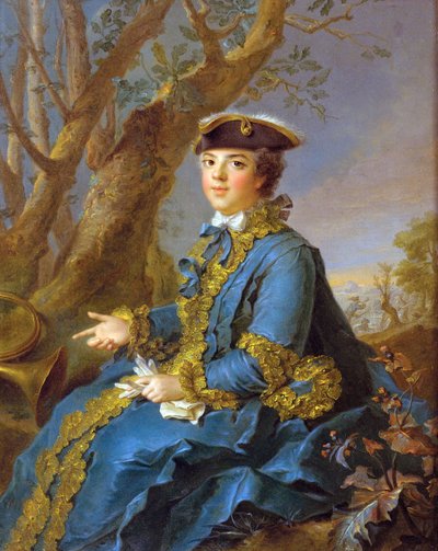 Retrato de Luisa Isabel de Francia, Duquesa de Parma de Jean Marc Nattier
