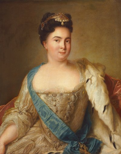 Retrato de la Emperatriz Catalina I de Jean Marc Nattier