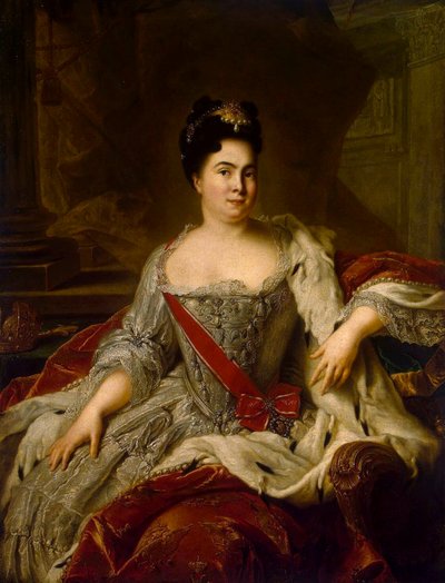 Retrato de la Emperatriz Catalina I de Jean Marc Nattier