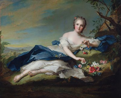 Retrato de Henriette de Francia, c.1742 de Jean Marc Nattier