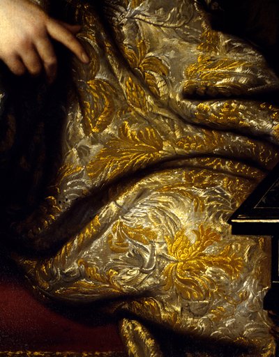 Retrato de Jean Baptiste Colbert (1651-1690) señor Marqués de Seignelay, ministro de marina, hijo de Colbert (detalle) de Jean Marc Nattier
