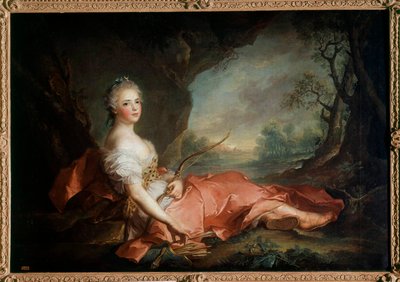 Retrato de Madame Adelaide de Francia como Diana, hija de Luis XV de Jean Marc Nattier