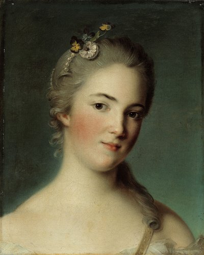 Retrato de Marie-Geneviève Boudrey de Jean Marc Nattier