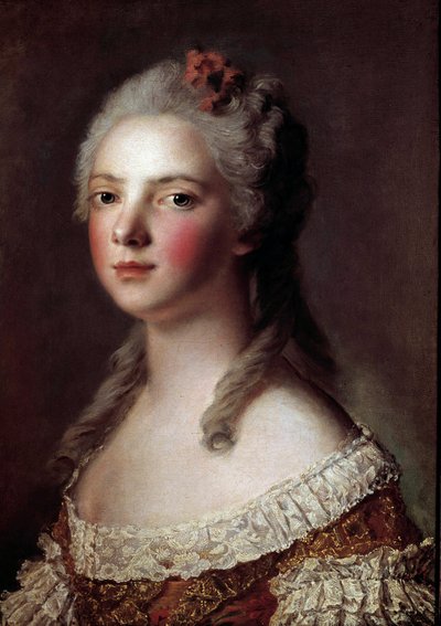 Retrato de Marie Adelaide de Francia llamada Madame Adelaide (1732-1799) hija de Luis XV de Jean Marc Nattier