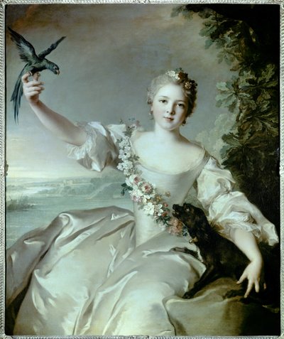 Retrato de Mathilde de Canisy, Marquesa de Antin de Jean Marc Nattier