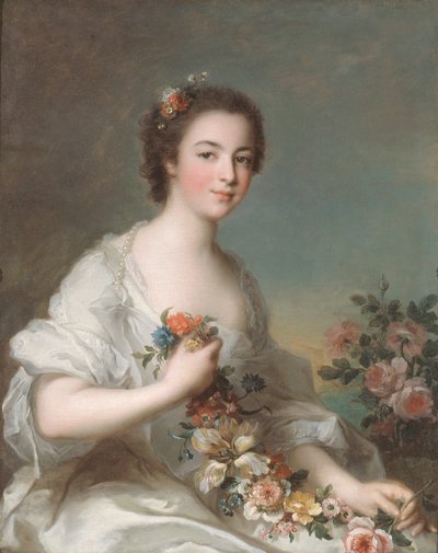 Retrato de una dama de Jean Marc Nattier