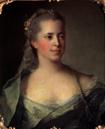 Retrato de una dama, 1757 de Jean Marc Nattier