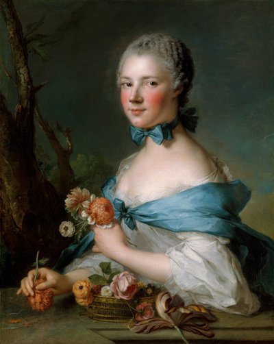 Retrato de una mujer, 1753 de Jean Marc Nattier