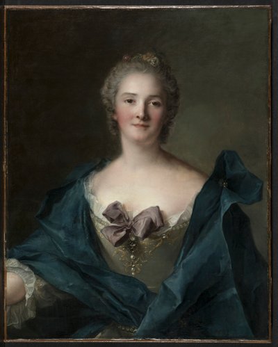 Retrato de una mujer, c. 1748 de Jean Marc Nattier