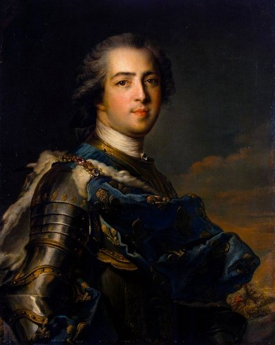 Retrato del rey Luis XV, 1710-1774, 1745 de Jean Marc Nattier