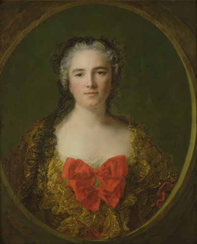 Retrato presunto de Louise-Elisabeth de La Chastre, Marquesa de Dreux-Brézé, 1749 de Jean Marc Nattier