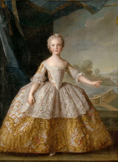 Princesa Isabella de Parma 1741-1763 de niña de Jean Marc Nattier