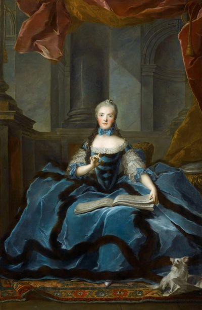 Princesa Marie Adélaïde de Francia 1732-1800 de Jean Marc Nattier