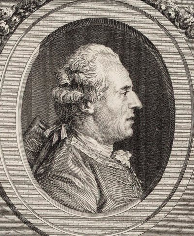 Retrato del violinista y compositor Jean Joseph Cassanéa de Mondonville de Jean Marie Delatre