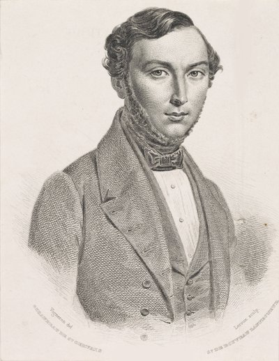Retrato de Jean Giraudeau 1801-1861, 1839-1840 de Jean Marie Leroux