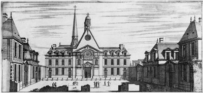 Vista del Hospital de los Incurables de Jean Marot