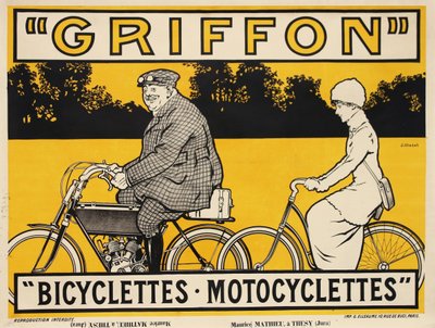 Griffon Bicyclettes Motocyclettes, c. 1905 de Jean Matet