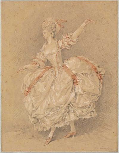 Una bailarina de Jean Michel Moreau