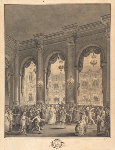 El baile de máscaras de Jean Michel Moreau