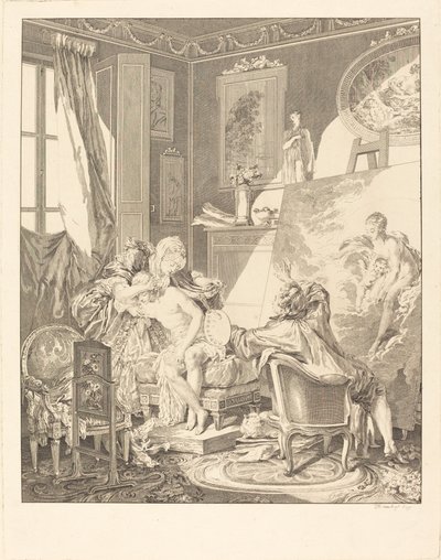 El modelo honesto de Jean Michel Moreau after Pierre Antoine Baudouin