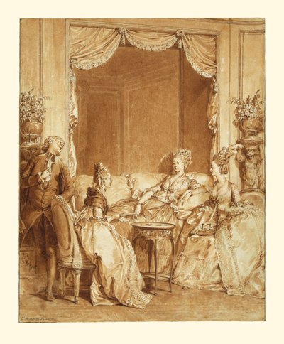 "No temas, mi buen amigo" de Jean Michel Moreau le Jeune