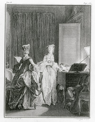 El Clavicémbalo, ilustración de 
