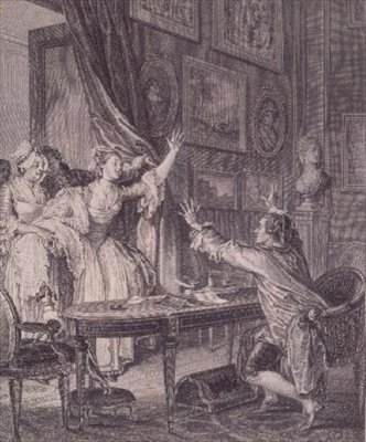 Es un niño, grabado por P.C. Baquoy (1759-1829) de Jean Michel the Younger (after) Moreau