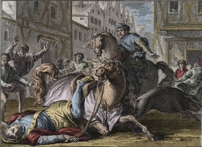 Muerte de Felipe de Francia (1116-1131), París de Jean Michel the Younger Moreau