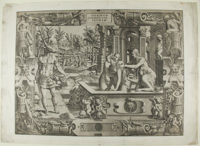 Diana y Acteón (la metamorfosis de Acteón) de Jean Mignon