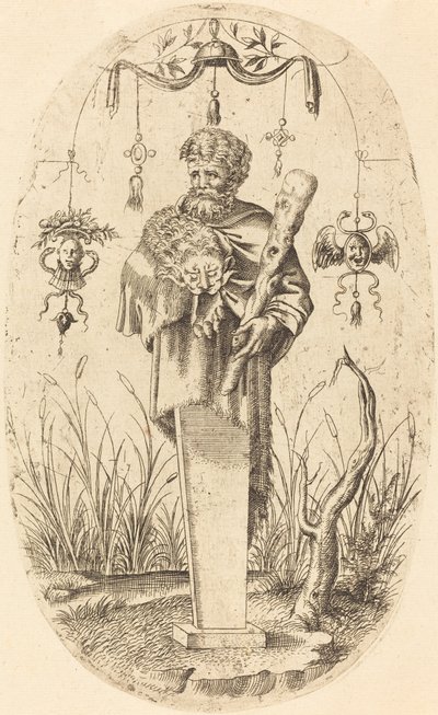 Hércules con su garrote de Jean Mignon