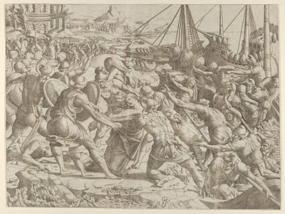 El Rapto de Helena, 1535-55 de Jean Mignon