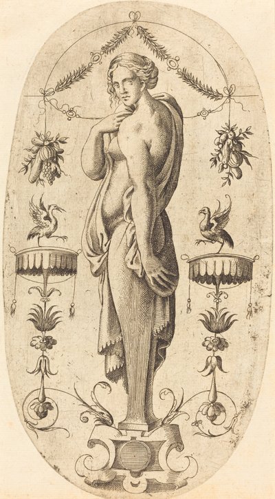 Mujer de perfil izquierdo de Jean Mignon