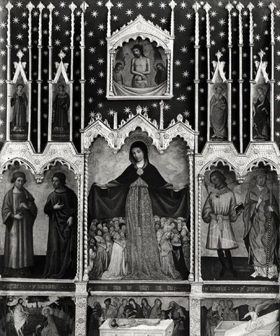 Virgen de la Misericordia, c.1429 (detalle) de Jean Mirailhet