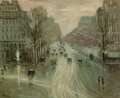 París bajo la nieve de Jean Misceslas Peske